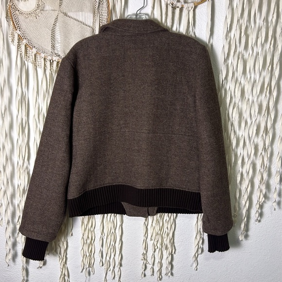 Favorite Daughter NWOT The City Bomber in Brown Houndstooth Size M - Picture 7 of 16